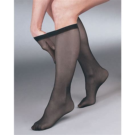 sheer support stockings|sheer support stockings for women.